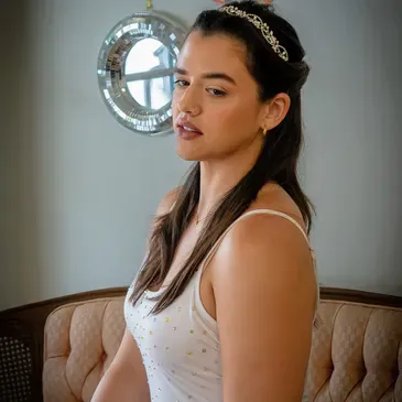 Natural and inclusive wedding makeup look by Jessa Jaguar, celebrating diverse queer beauty in Clearwater