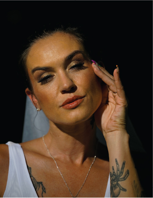 Tampa bay inclusive makeup artist LGBTQUIA+ BIPOC wedding, bride, groom, marrier soft glam