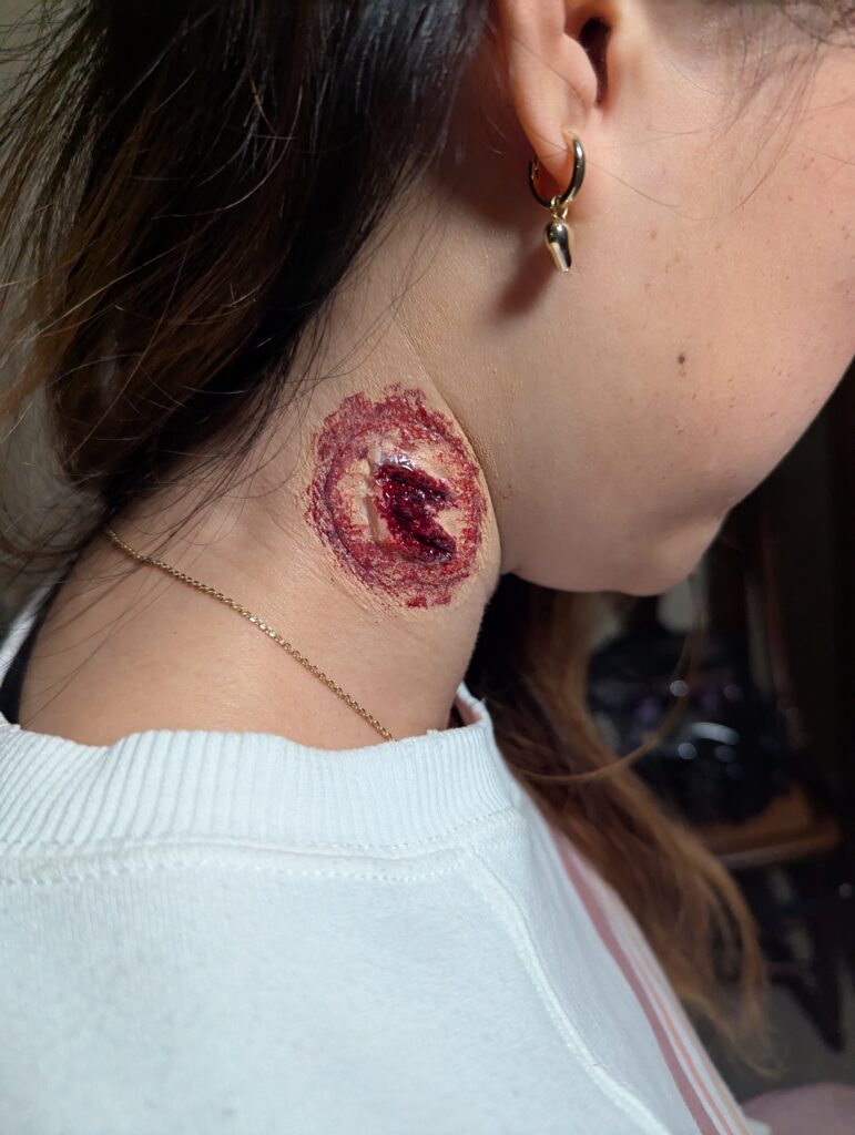 Tampa bay makeup artist lgbtqia bipoc makeup artist special effects cuts bruises trauma simulation